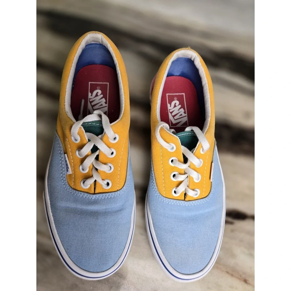 Vans Era Canvas 'Colorblock' Multi/Bright Women 7.5 Men 6 Retro Style Y2K Style‎